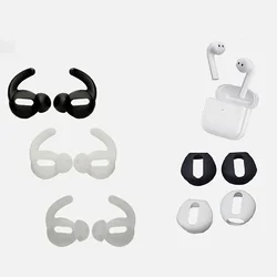 4pcs Silicone Earbuds Tips Hooks for Xiaomi Redmi Buds 3 4 pro Eargels Ear Buds Tips Caps Silicone Earcaps Cover Eartips