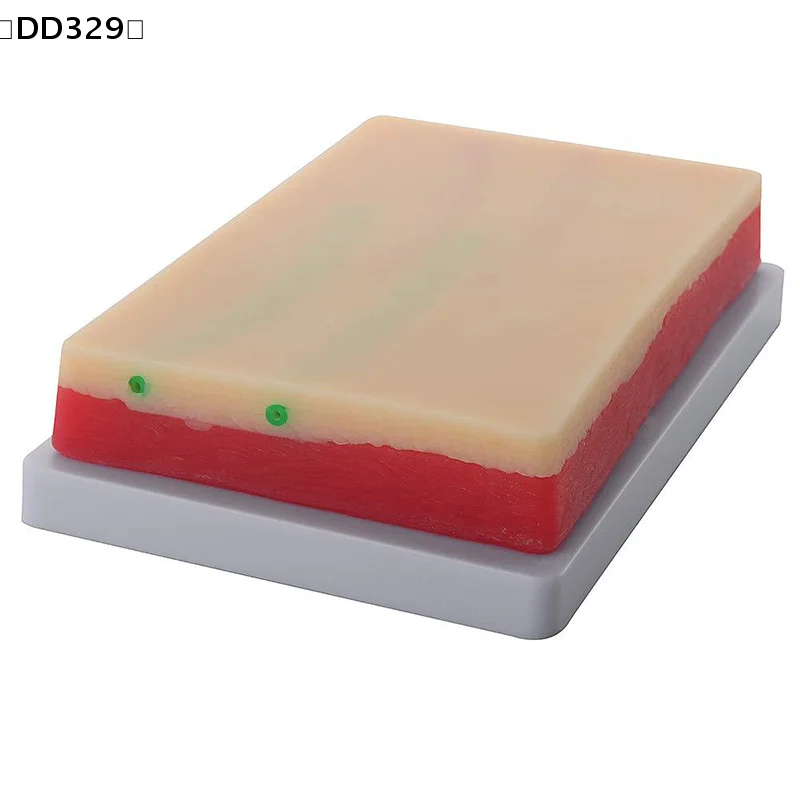 

Модель человеческой кожи для инъекций и проколов, тренировочная подушечка для ухода, прозрачная, реалистичная, медицинская симуляционная модель для обучения [DD329]