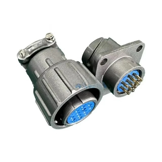 Q18 Series 12 Pin Male and Female Circular Connectors Q18K12P and Q18J12A Sublimation Blanks