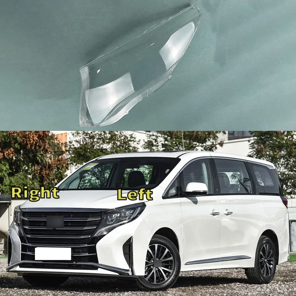 

For Trumpchi M8 GM8 2018-2021 Car Front Headlight Lens Cover Auto Shell Headlamp Lampshade glass Lampcover Head lamp light cover