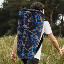 12/10L African Drum Bag Waterproof Music Instrument Storage Bag Camouflage Blue Camouflage Blue NEW Waterproof Bag 2025