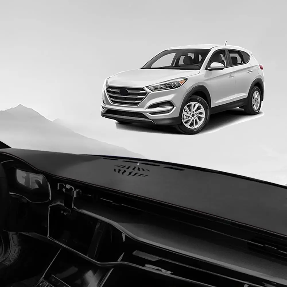 

Dash Cover for Hyundai Tucson 2025 2026 Accessories PU Leather Dashboard Cover Dash Mat Center Console Cover Sunshield Protector