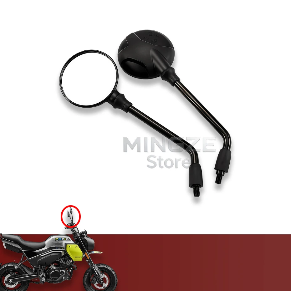Suitable for CFMOTM XO papio 125-8 adventurer rearview mirror, reflector mirror, reverse mirror original accessories 10MM
