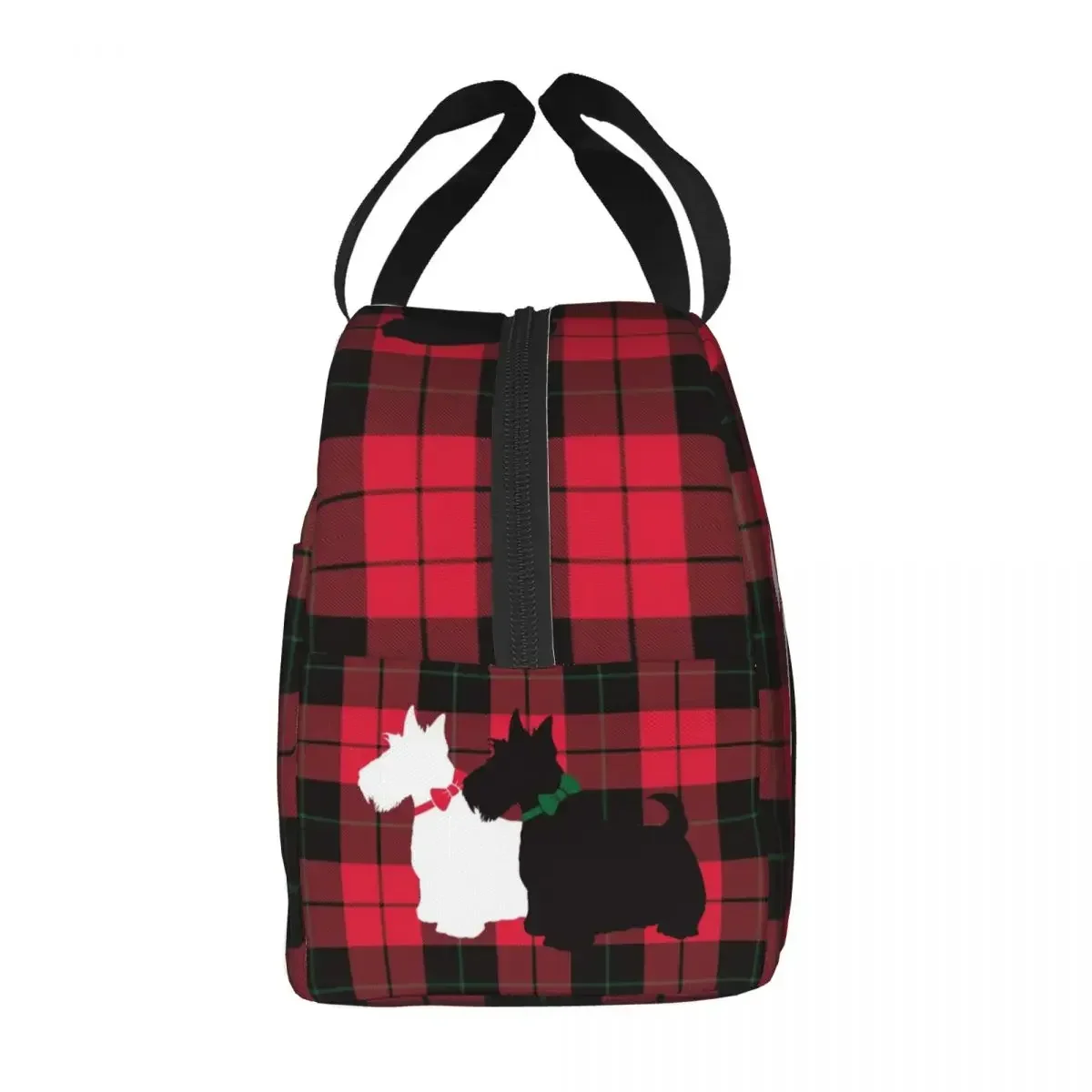 Sacos de Almoço Térmico para Homens e Mulheres, Scottish Terrier Tote, Sacos De Armazenamento De Alimentos, Impermeável, Vintage, Scottie Dog, Piquenique, Viagem