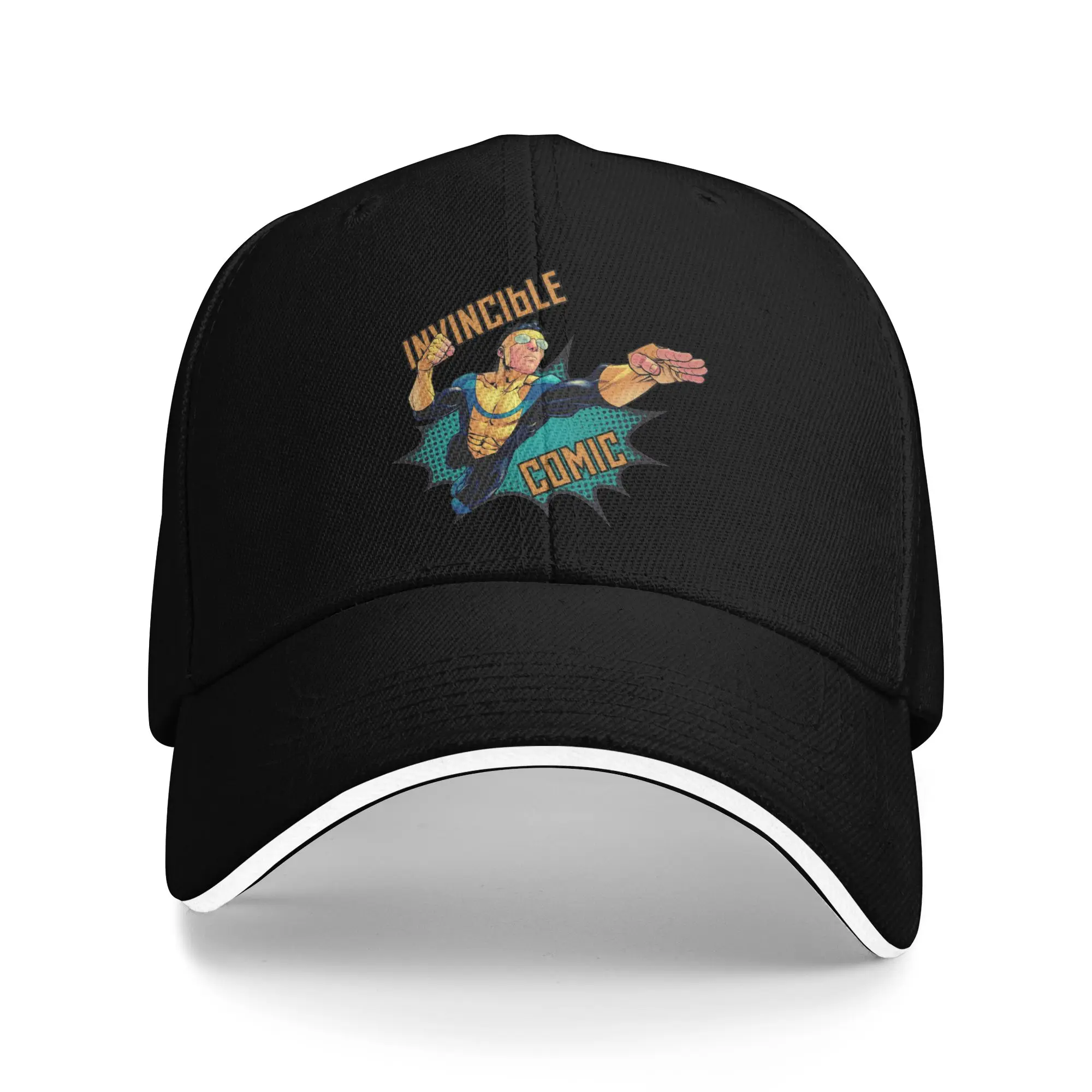 Summer Invincibles Mark Grayson Vintage Comic Punch Baseball Cap  Outdoor Gym Trendy Print Trucker Hat Men Hot Sale Snapback Cap