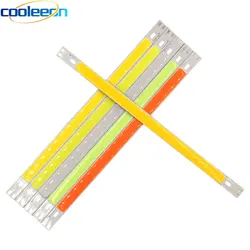 5 pz 200x10mm DC 12V COB LED Bar Light Strip 20cm 10W blu verde rosso caldo freddo bianco colore 200mm 12V COB lampadina LED Chip per fai da te