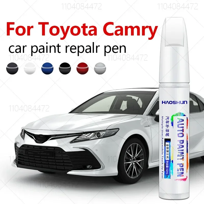 For Toyota Camry 1982-2025 V60 70 80 50 Paint Repair Pen Touch Up Scratch Remover DIY Auto Accessories Black White Gray Red Blue