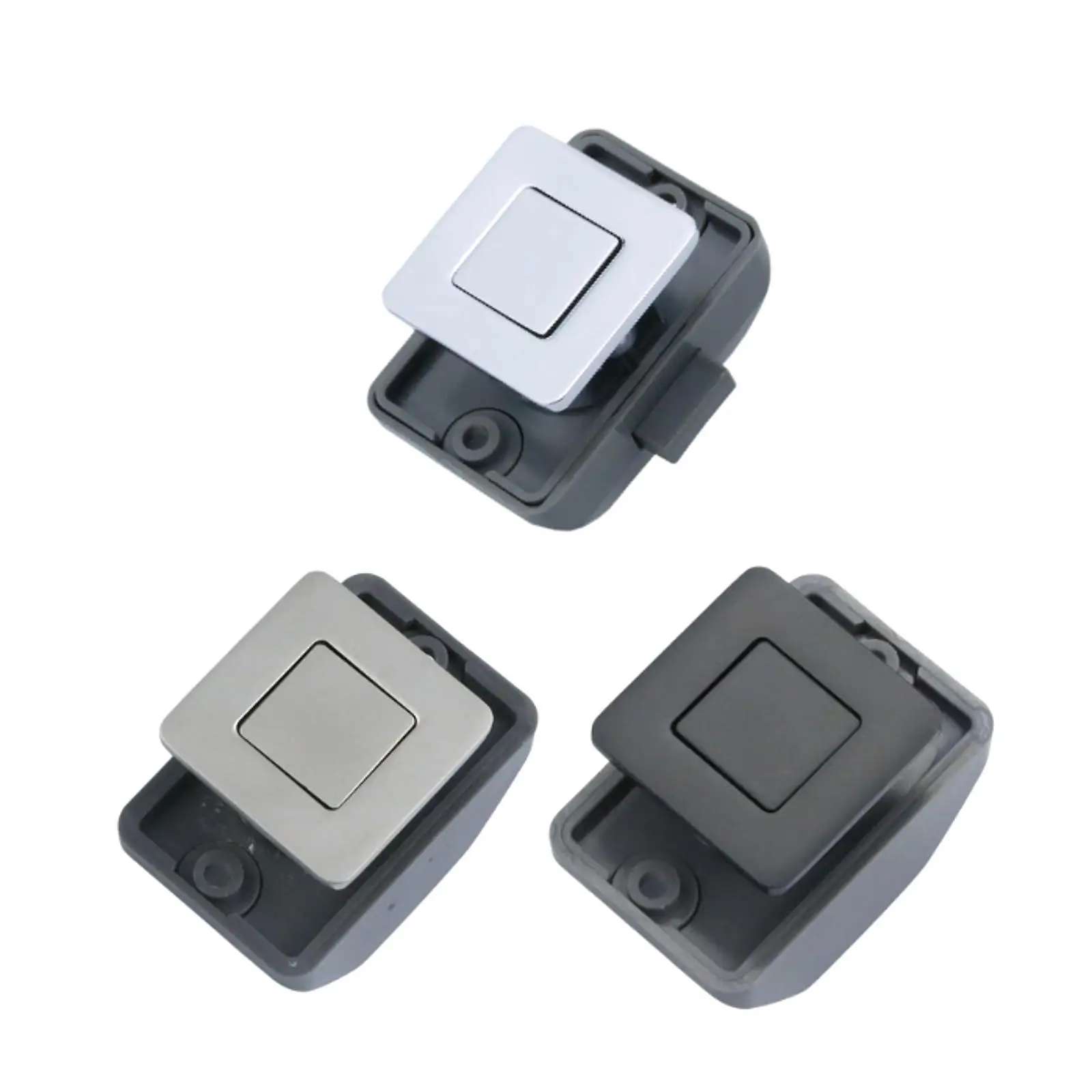 Push Button Lock,Furniture Hardware,Campers RV Car Drawer Lock Cabinet Latch Campers Car Push Button Lock for Home Boat