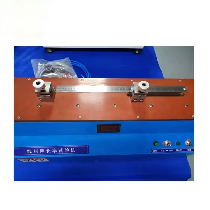 Copper Wire Elongation Tester Wire Stretcher (0.03mm-1.0mm) 1-Year Warranty for Machine Testing Pipe Station Application