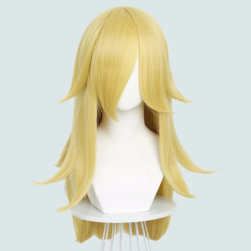 Anime Super Brother Galaxy Princes Rosalina Cosplay Wig Princess Crown Wand  For Women Halloween Carnival Party Hair