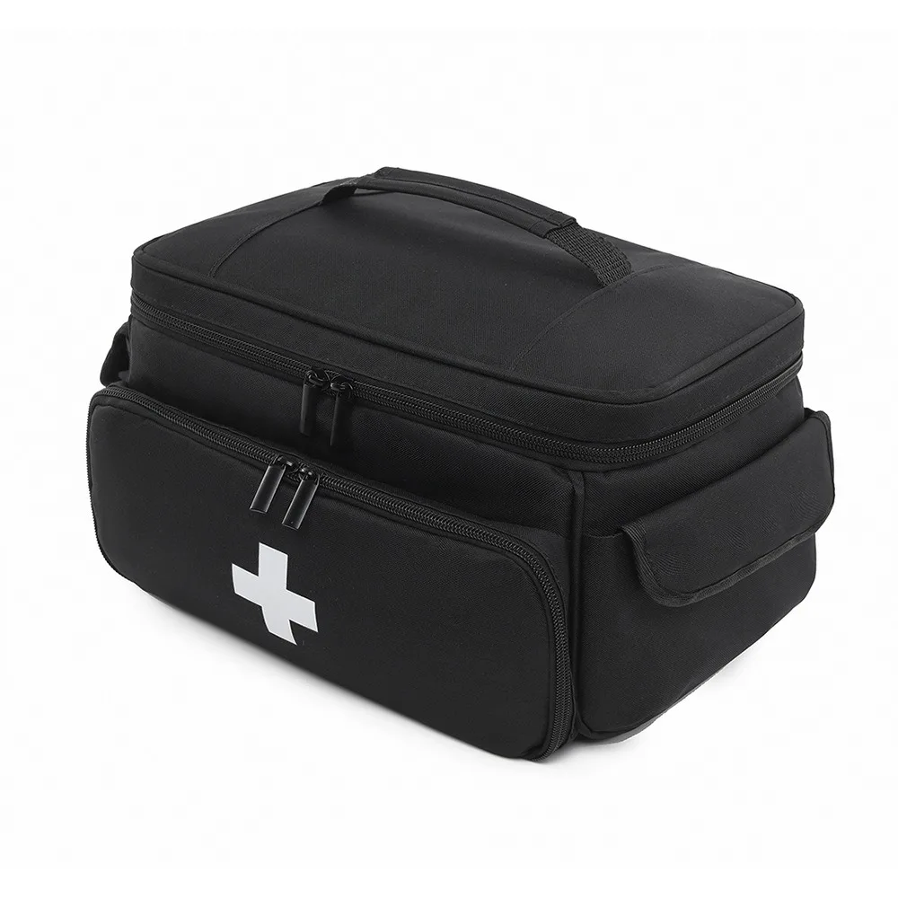 

Lightweight Travel Medicine Bag Multi-Functional Easy Grip Medicine Storage Box Quick Access Large Capacity
