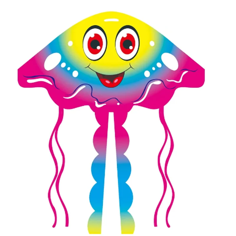 free shipping new smiling kites flying toys for children kites line professional winds kites for kids inflatable toys parachute