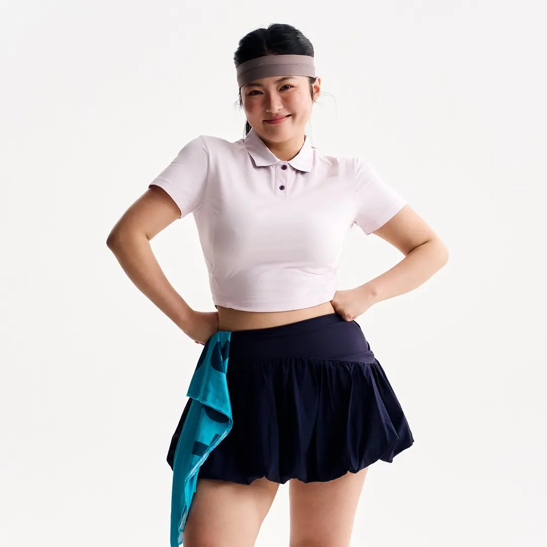 Women Summer Outdoor Short Slim Fit Quick Dry Polo Shirt Hiking Jogging Sports T-shirt Girl Y2k Streetwear Fashion T Shirt Tops