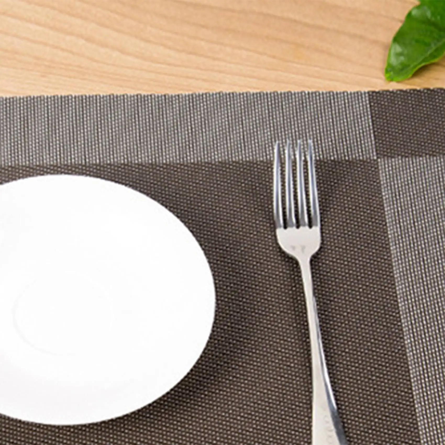 ABHI-Placemat Pvc Western Placemat Single Frame Heat Insulation Pad Hotel Family Disposable Table Mat