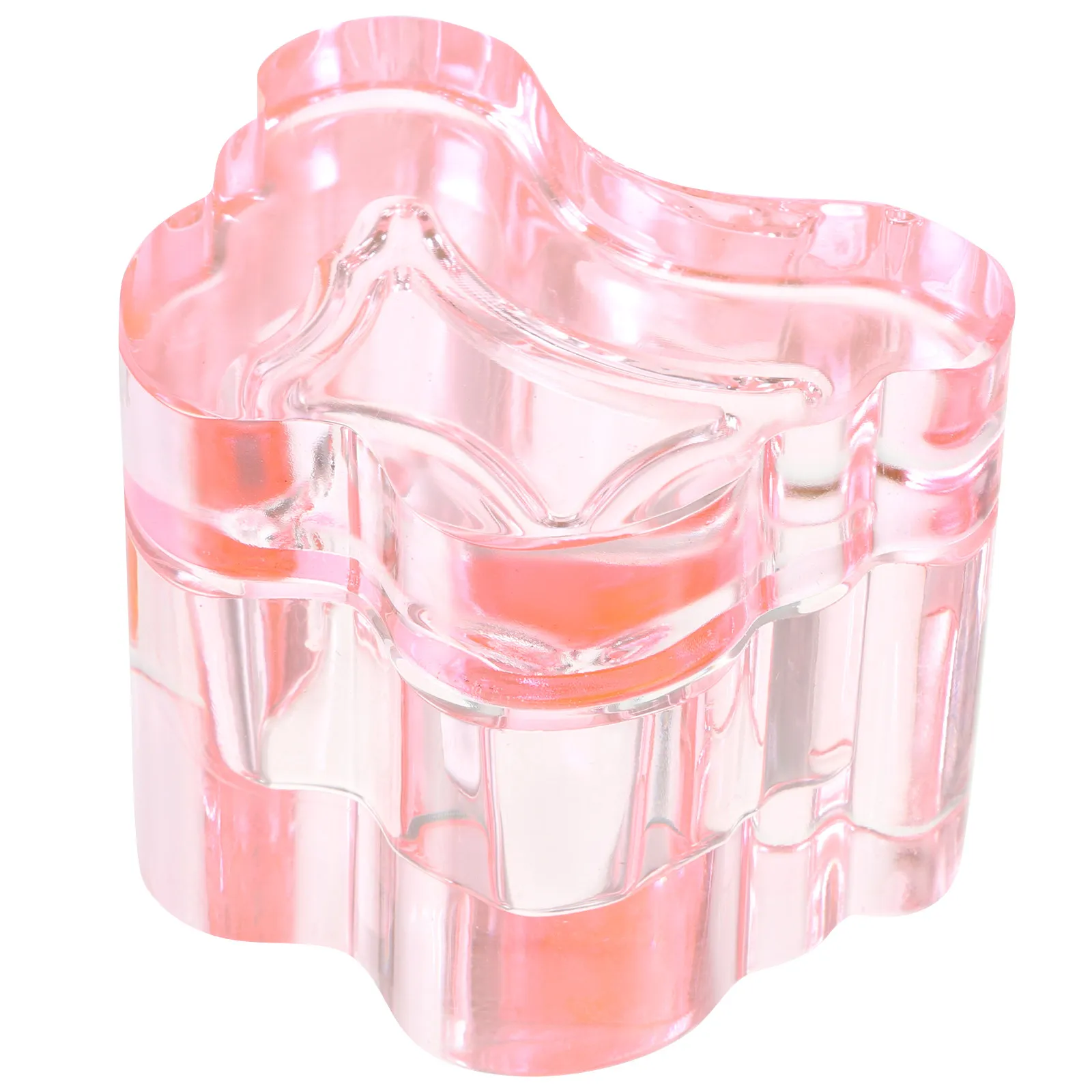 

Стеклянная чаша для нейл-арта с крышкой, маленькая маникюрная чаша для смешивания акриловых жидкостей и порошков, для очистки, профессиональная, для нейл-мастеров