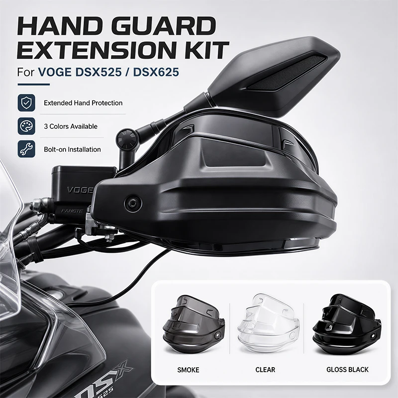 DS525X DS625X Wind Deflector Shield Handguards Hand Protectors FOR VOGE DSX525 DSX625 2024-2027 2026 2025 DS525X DS 525 625