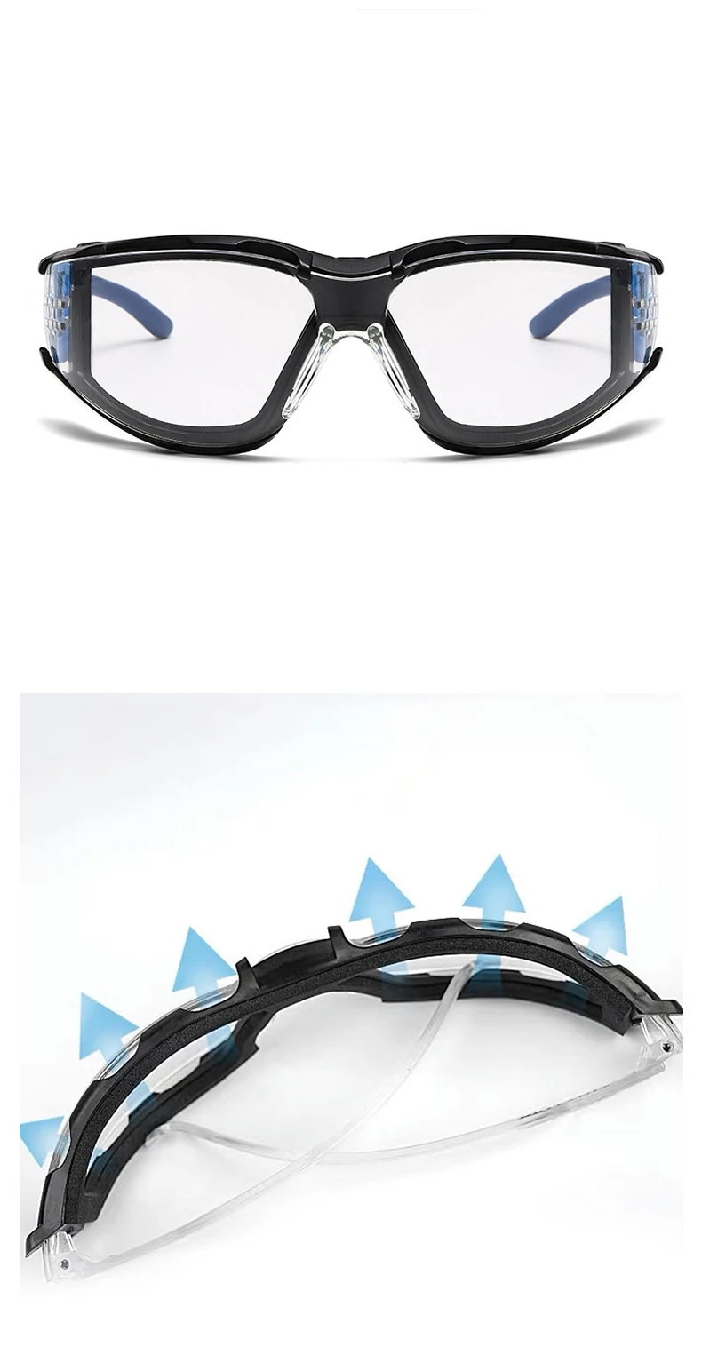 Schutzbrille, Brille, Sport, Augenschutz, weiche Schaumstoffdichtung, Schutzbrille für Schießen, Holzbearbeitung, Labor, Industrie, Outdoor-Sportarten – Detail 9