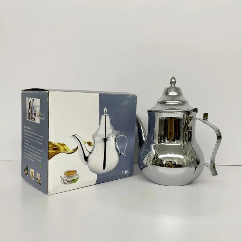 

Water Kettle Stainless Steel Maker 0.8 L 1.2L Moroccan Teapot Induction