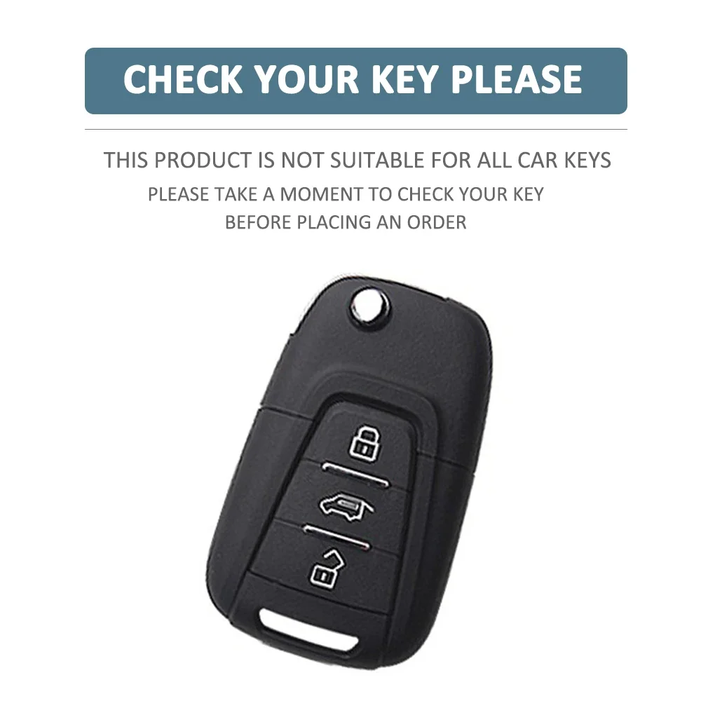 Silicone Car Fob Key Cover Case for For Maxus V80 RKE 3 Buttons Flip Folding Remote Accessories Keychain Rubber Shell Holder Set