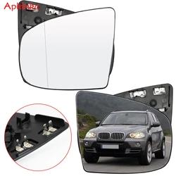 For Bmw X5 E70 Lci 2007-2013 E71 E72 2008-2014 Left Right Side Door Wing Mirror Glass Heated 4 Pins Lens Convex Exterior Auto