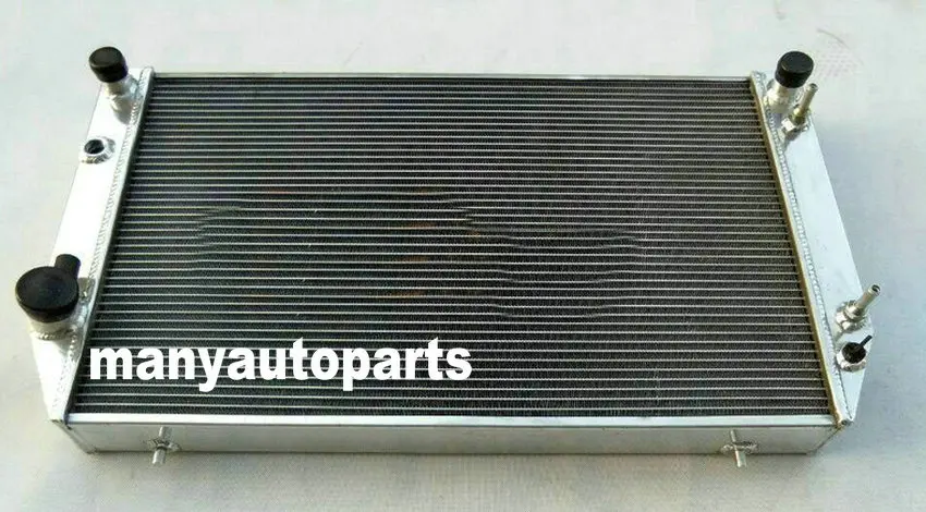 aluminum radiator 62MM FOR Jaguar Coupe XJS V12 / XJ12 5.3L 6.0L 1976-1996 1978 1979 80 81 82 83 84 85 AT/MT