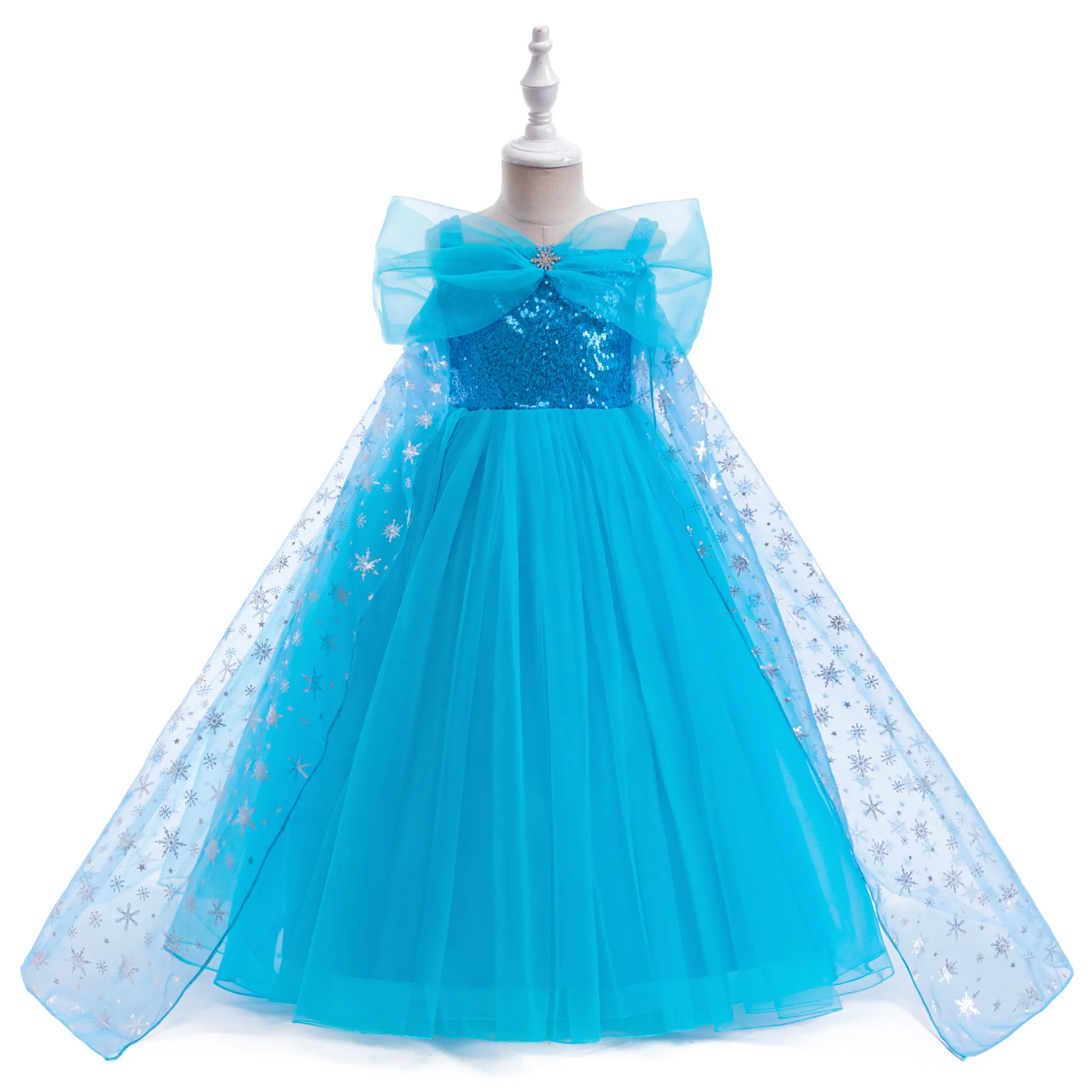 Cinderella Else Anna Costume for Girls Carnival Christmas Halloween Cosplay Gala Snow Queen Princess Party Dresses Kids Clothing