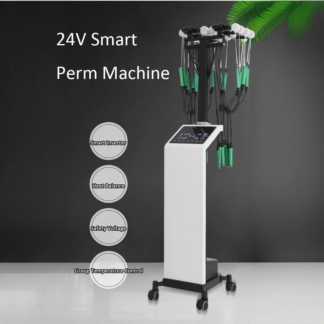 Vertical LCD Digital Hair Perm Machine Intelligent Temperature Control Hair Curling Perm Styling Tool Equipment for Salon