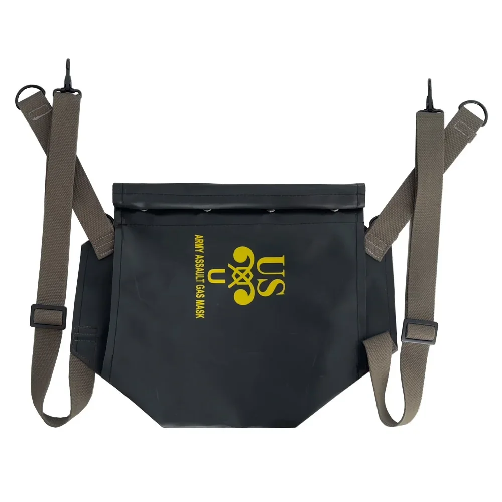 

WW2 US Army Gas Mask Bag Vintage Military Outdoor Hiking Backpack Durable Gas Mask Bag