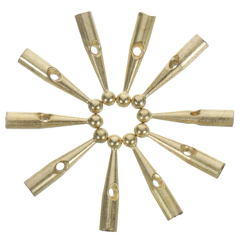 

20Pcs Umbrella Tail Beads Metal Replacement Folding Umbrella Tail Covers Repair Parts Sturdy Small Beads Convenient Repair