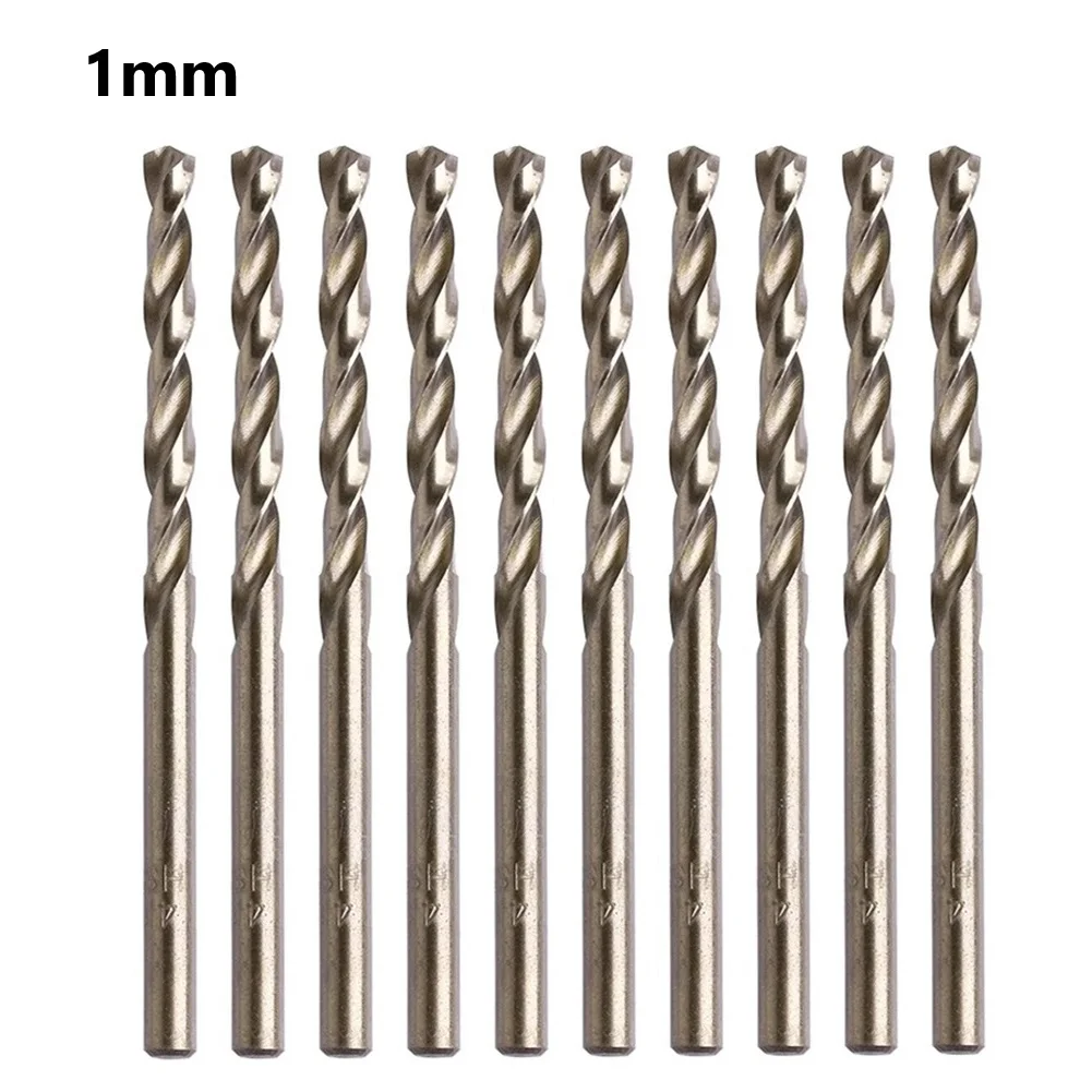 

Professional Grade Cobalt Drill Bit Set Perfect for Stainless Steel and Difficult Metals 10pcs 1mm 5mm Diameter