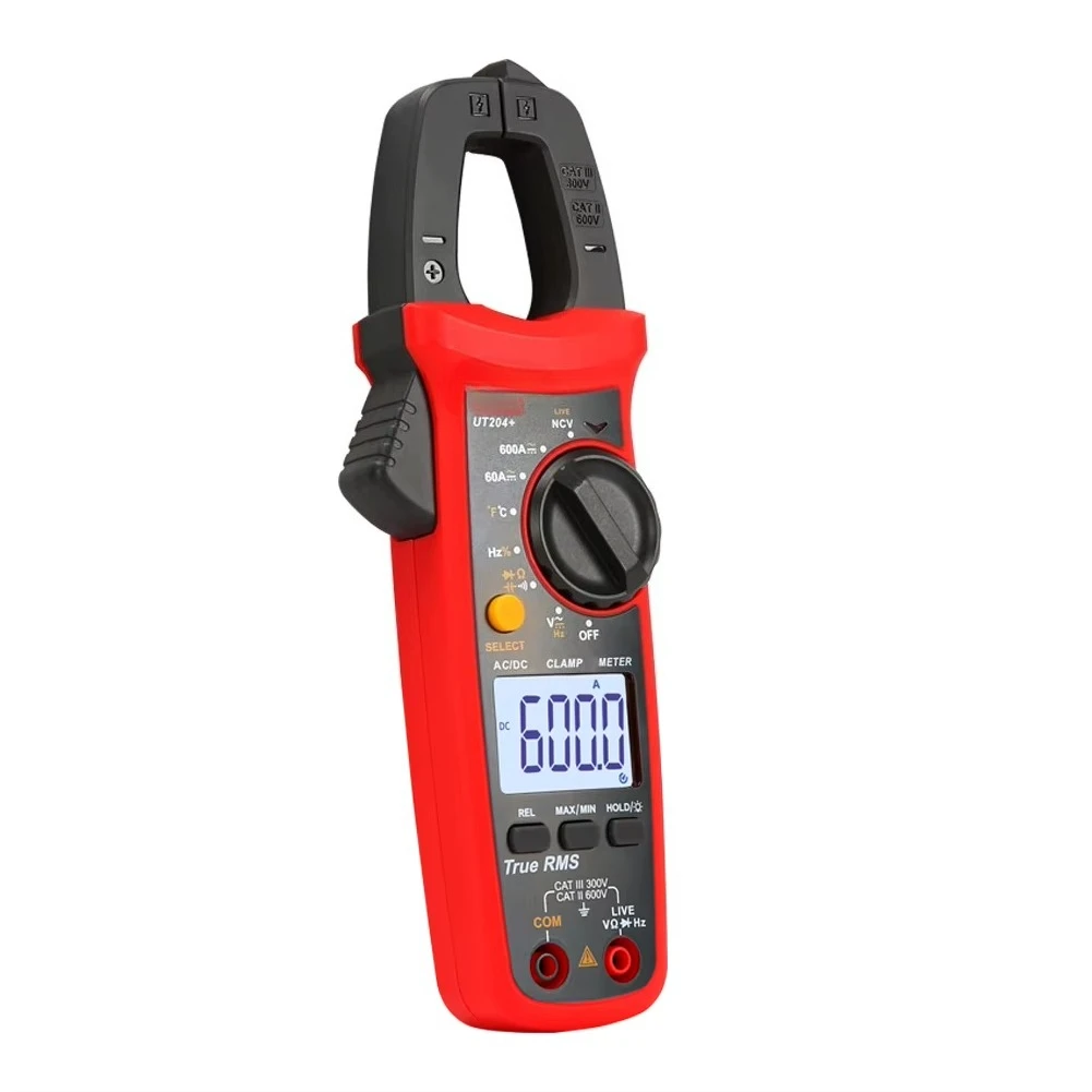 400A to 600A AC/DC Current Digital Automatic Universal Clamp Meter NCV with Automatic Temperature Test