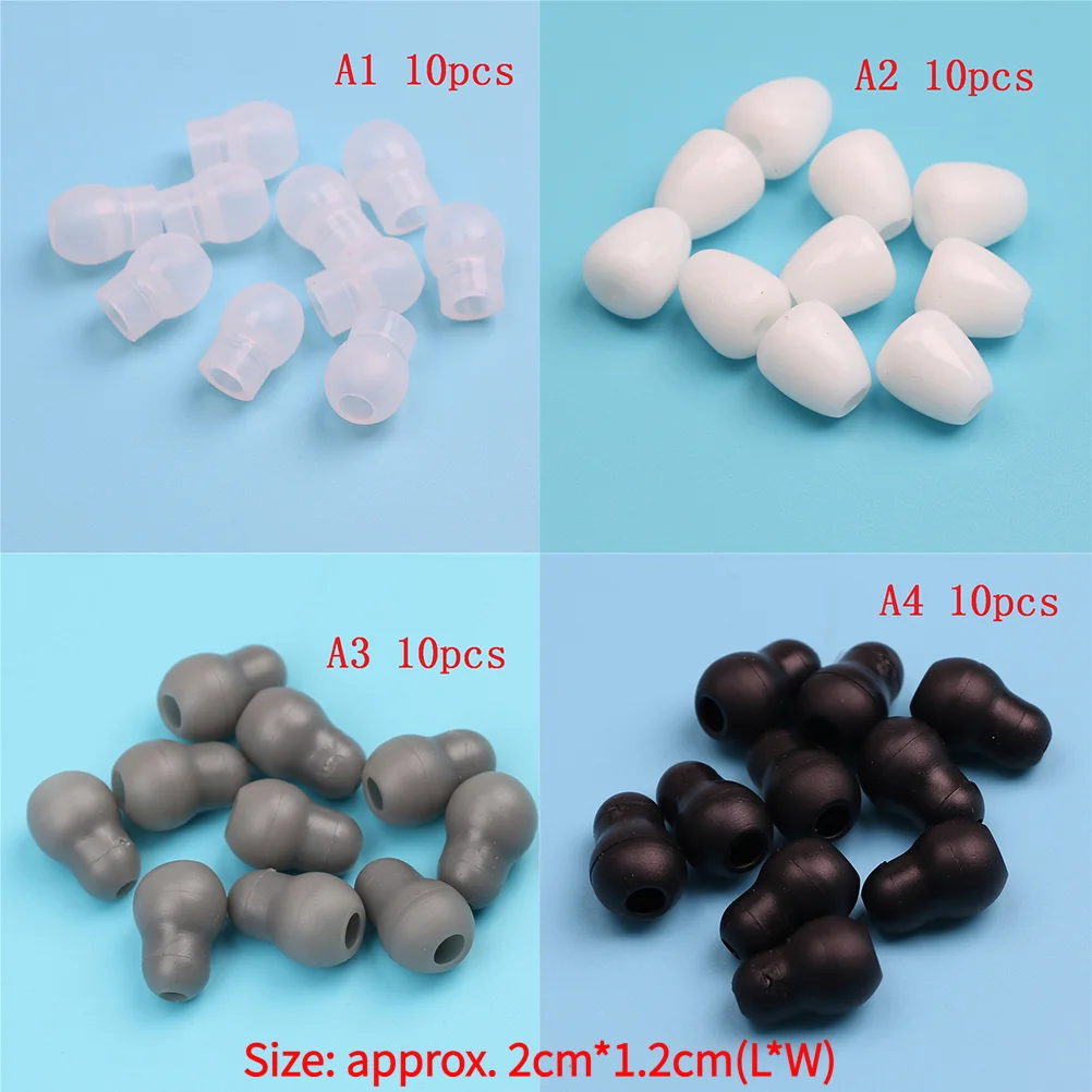 *10Pcs Soft Reusable Earplug Earpieces For Littmann Stethoscope Silicone