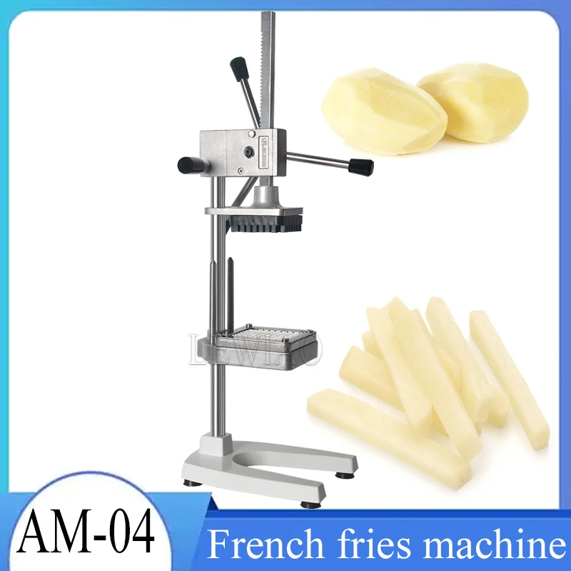 

Standing French Fry Cutter Potatoes Cucumber Chipper Vegetable Chopper Kitchen Gadge Potato Chipper