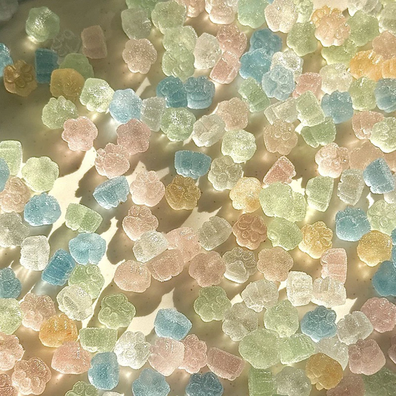 10-100szt Uzdrawiająca zabawka Kawaii Macron Mini Cat's Claw Snapper Pinch Squeeze Toy Cute Decoration Girls Gift Ornaments