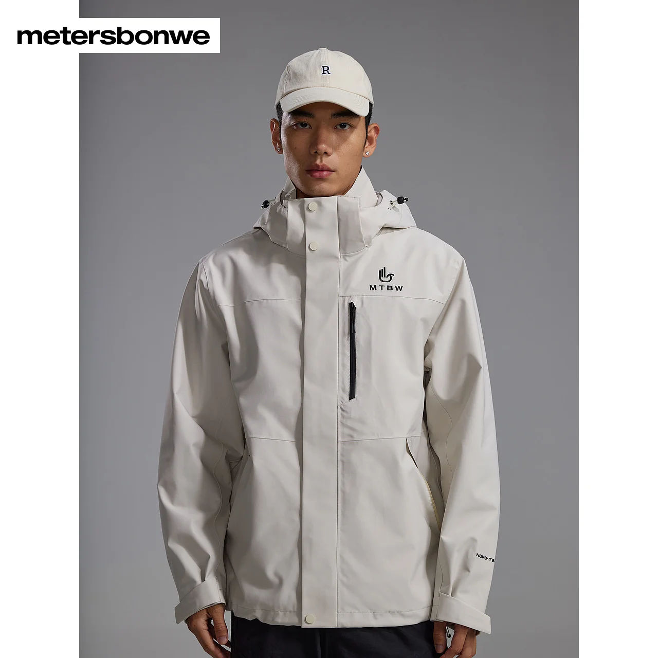 Metersbonwe-Men\'s New Outdoor Jackets Windproof Warm Storm Water Resistant Jackets City Commuter Hiking Camping Autumn Winter