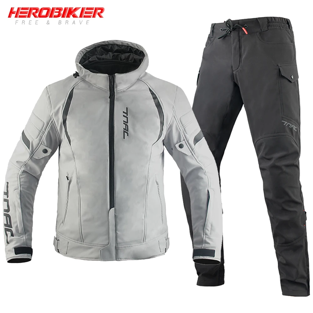 Motorrad Jacke Männer Motocross Racing Jacke Atmungsaktive Motorrad Reiten Kleidung Wasserdichte Reflektierende Jacke Anzug Winter