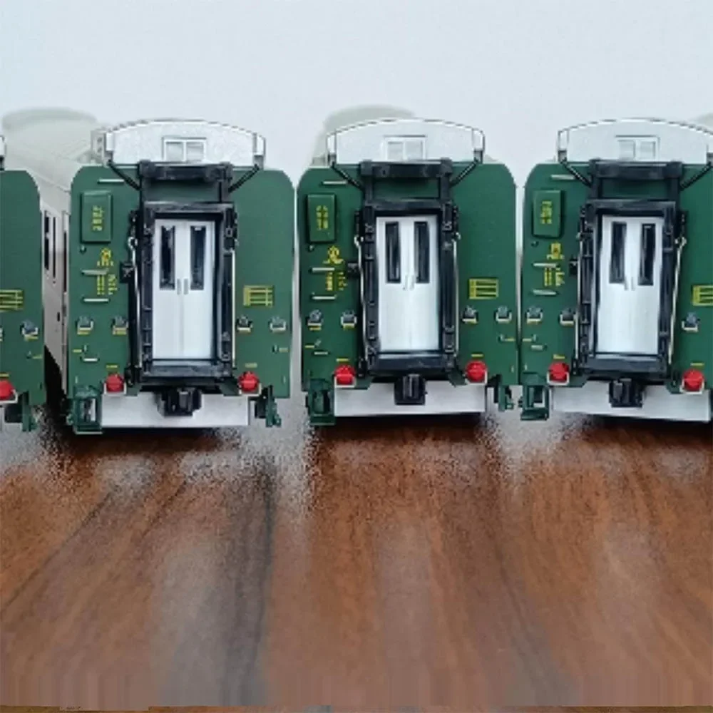 MTC Train Model HO 1/87 YW25T Hard Sleeper/RW25T Soft Sleeper/YZ25T Hard Seat -Original Color/Painted Green Carriage with Lights