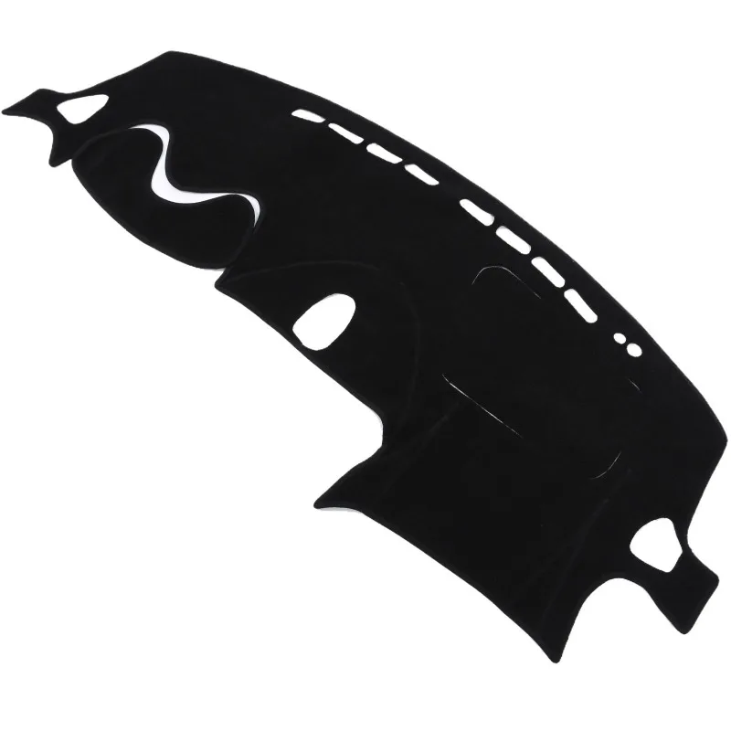 البوليستر الأسود مناسبة لنيسان جوك F15 2011-2019 لوحة سيارة الشمس غطاء للحماية حصيرة الداخلية اكسسوارات السيارات #2