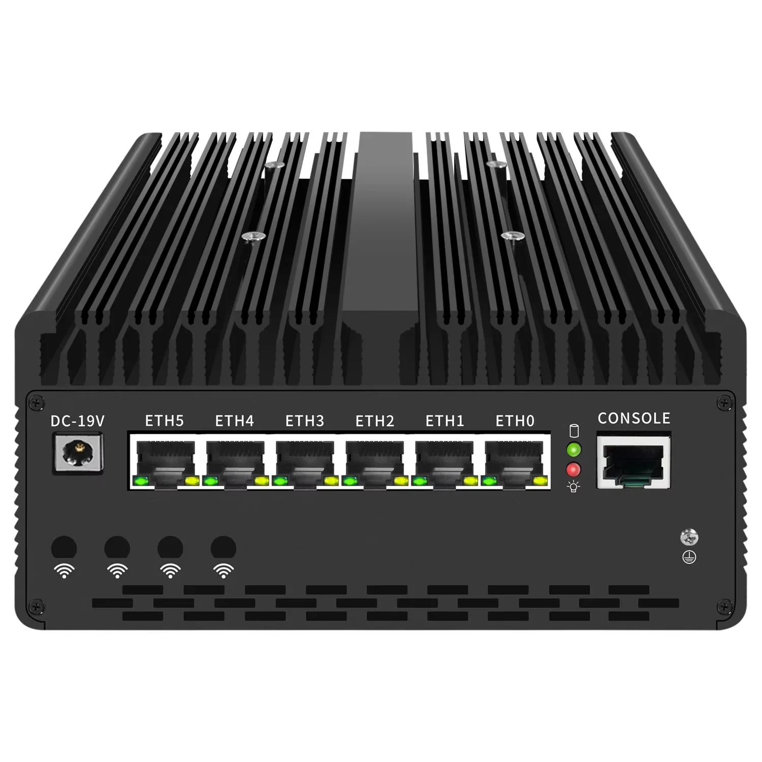 Partaker Industrial Mini PC Intel Celeron J4125/J4105 2xLAN 2xRS232 Win11/Linux WiFi Rugged Metal Desktop Computer