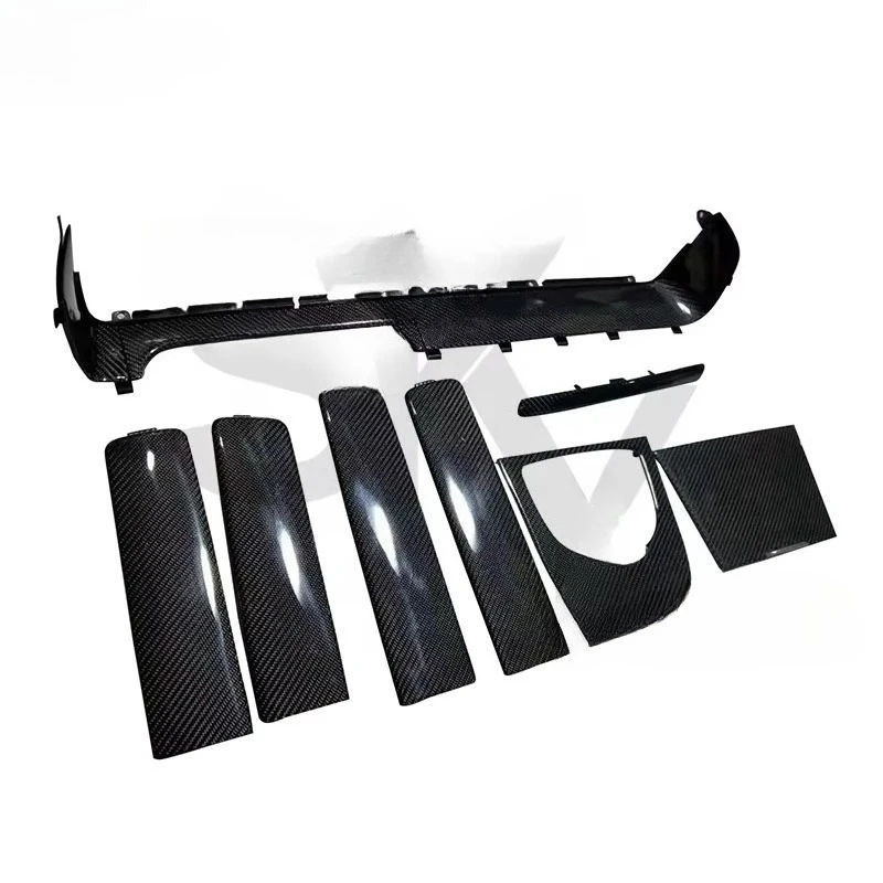 Dry Carbon Fiber Car Interior for W464 G Class G500 G350 G63 Cover Interiors 8 Pieces in One Set