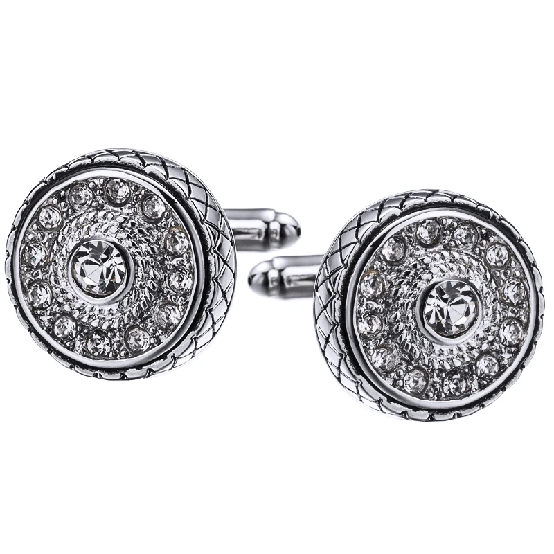 Kflk Sieraden Merk Kristal Fashion Manchetknoop Groothandel Knop Hoge Kwaliteit Retro Franse Shirt Manchetknopen Voor Heren Gasten