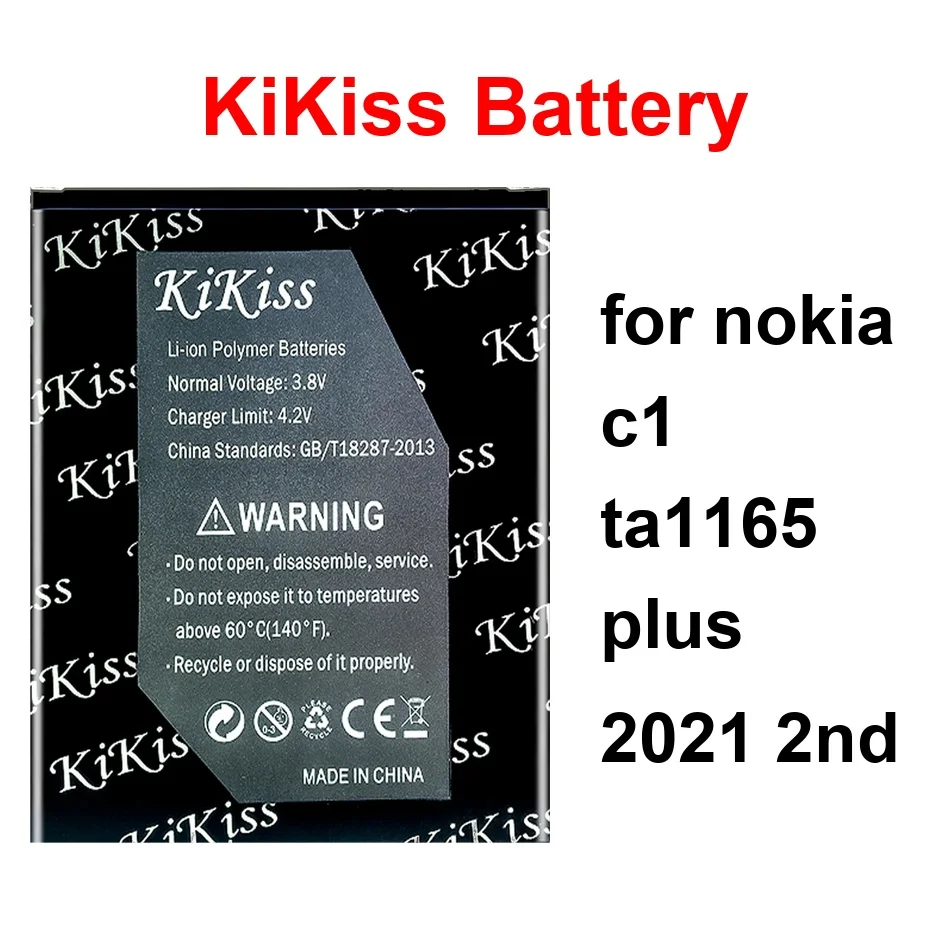 

Mobile Phone Battery Long-Lasting SP210 WT141 S5420AP 3000-3100Mah For Nokia C1 TA1165 Plus 2021 2ND
