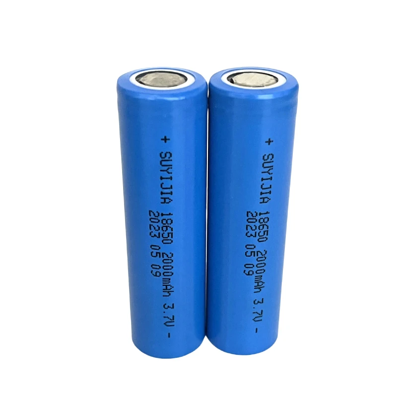 18650 Real Battery Capacity 3.7V 2000mAh Rechargeable Lithium-ion Battery Strong Light Flashlight Electronic Toy Spare Battery