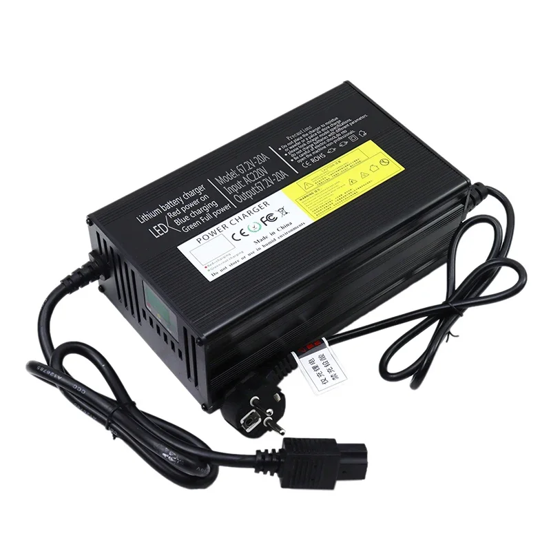 60V 67.2V 5A 8A 10A 12A 15A 20A lithium-ion battery charger LED 60V 16S fast intelligent charging/EU