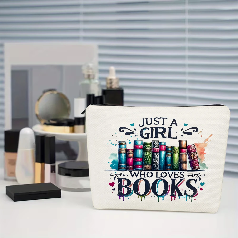 Beauty Makeup Book - Ladies' Fashion Cosmetic Bag with 