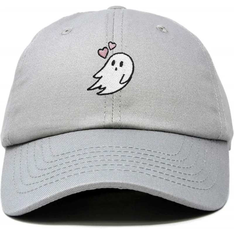 

Men's and Women's Sports and Leisure New Embroidered Heart Shaped Ghost Baseball Cotton Hat