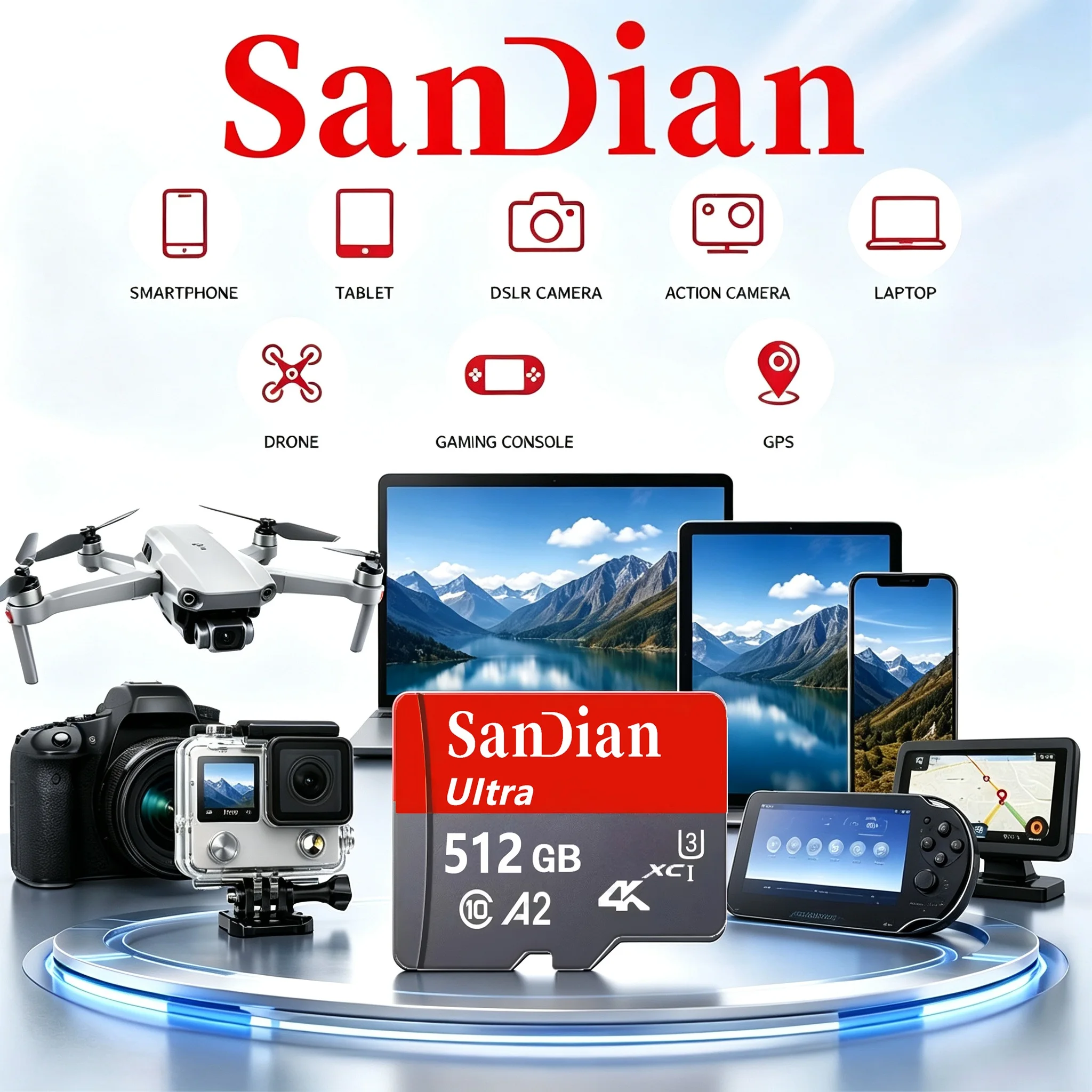 Gaming Console For Phone - Smart SD Cards 512GB TF Cards