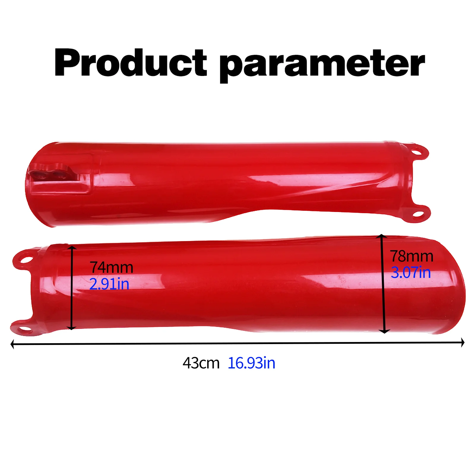 Durable Fork Guard Anti-scratch Protective Cover For Honda CRF250RX 450RX 450X 450L 450RWE Motocross Motorcycle 2019-2025