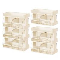 Desktop Tea Bag Organizer Large Capacity Tea Bag Holder Coffee Pod Organizer for Kitchen Organization Desk Storage Station