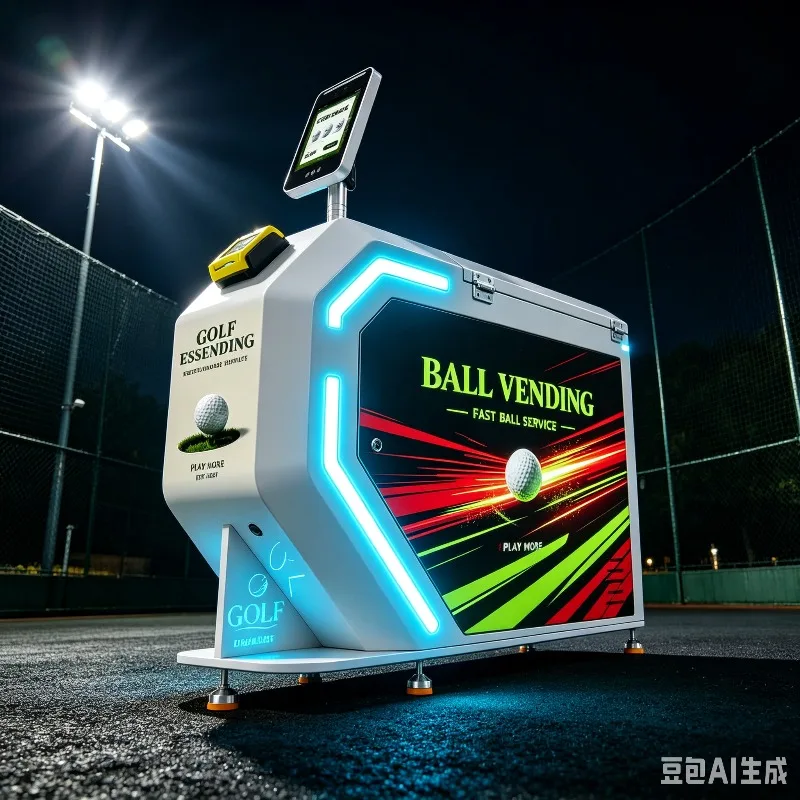 FL Customized 2026 New 1000 Ball Capacity Compact Golf Ball Vending Machine for VIP Driving Range Private Bay Dispenser